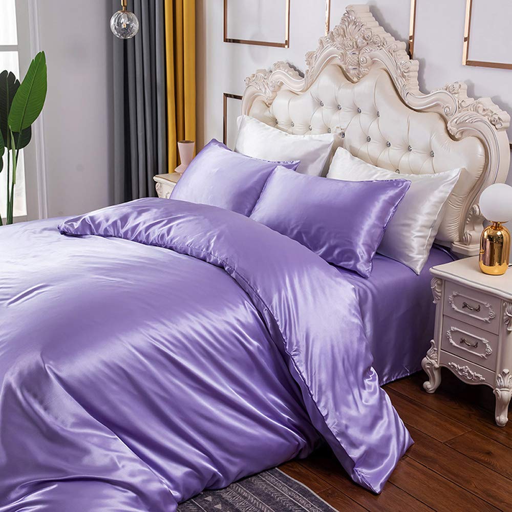Luxury Silk Satin Comforter – 400 GSM Ultra-Soft, Breathable & Lightweight Quilt