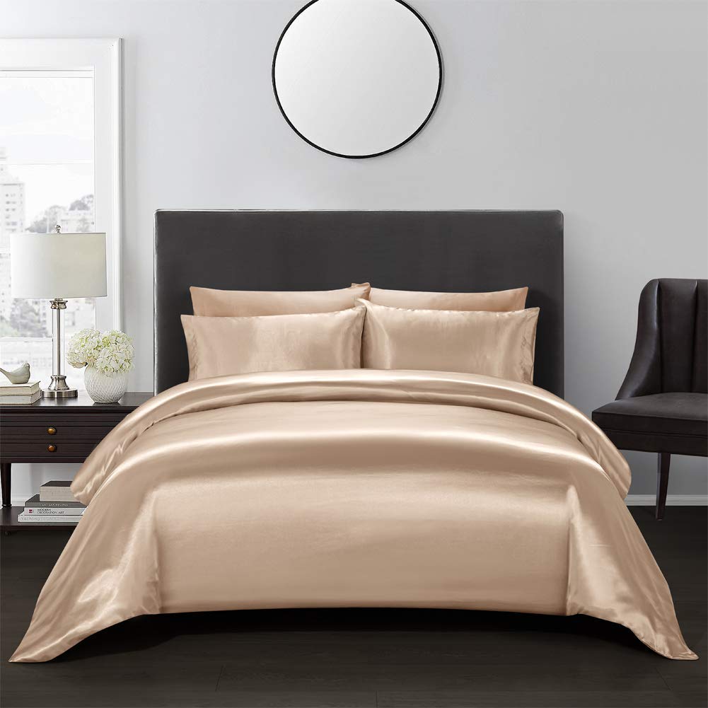 Luxury Silk Satin Comforter – 400 GSM Ultra-Soft, Breathable & Lightweight Quilt