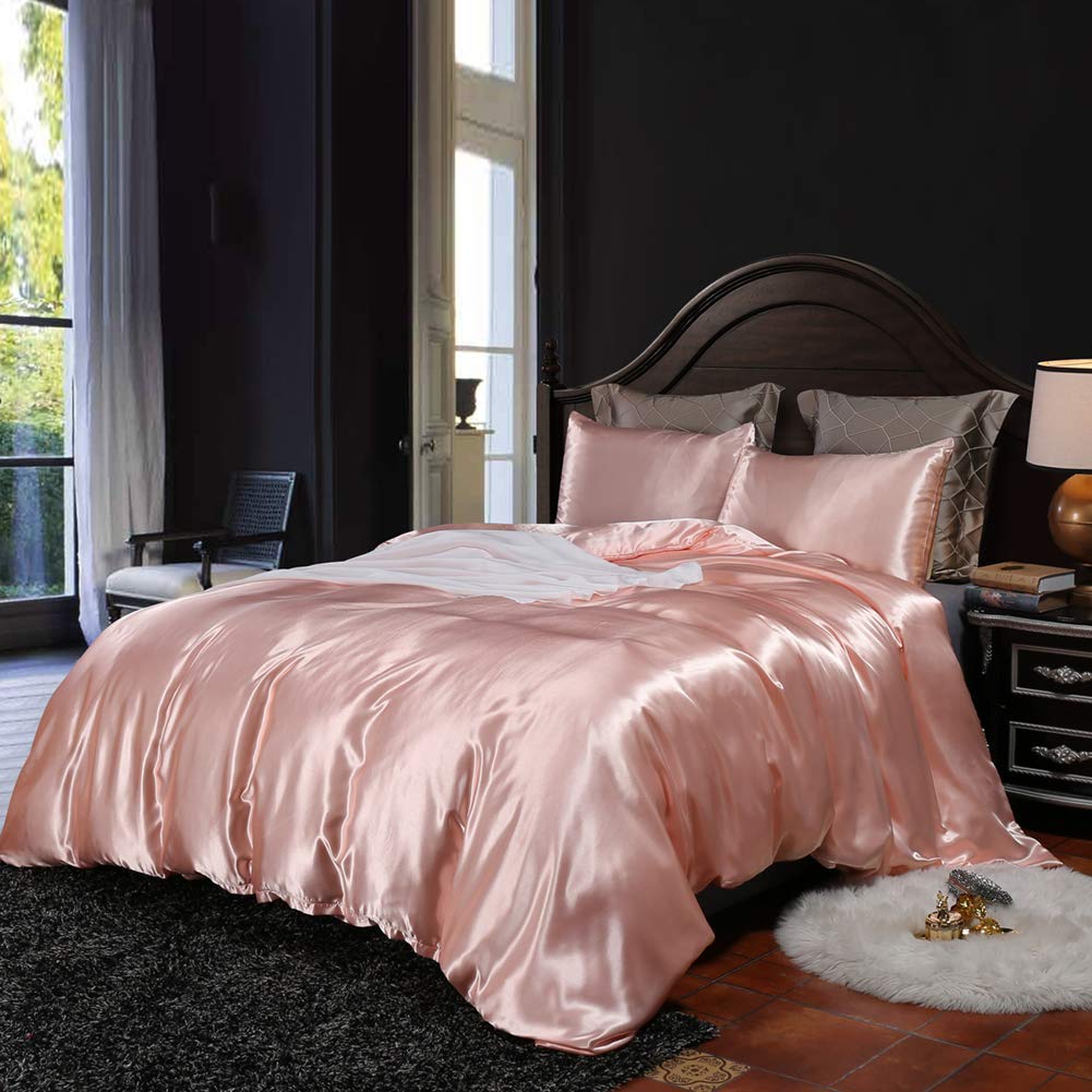 Luxury Silk Satin Comforter – 400 GSM Ultra-Soft, Breathable & Lightweight Quilt