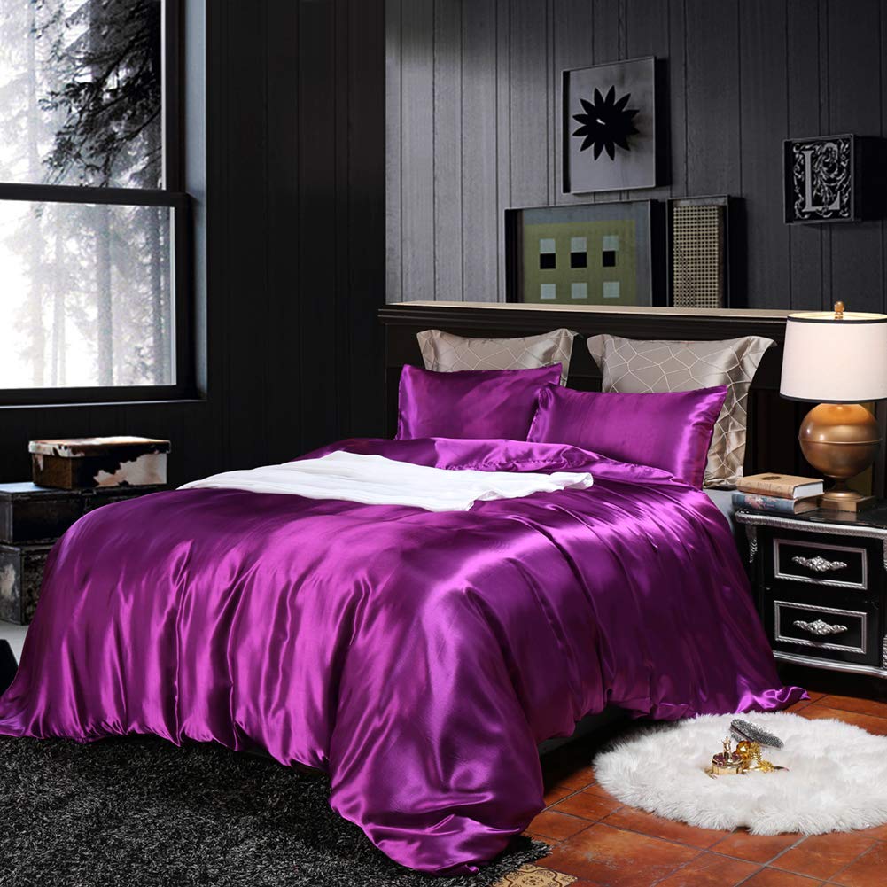 Luxury Silk Satin Comforter – 400 GSM Ultra-Soft, Breathable & Lightweight Quilt