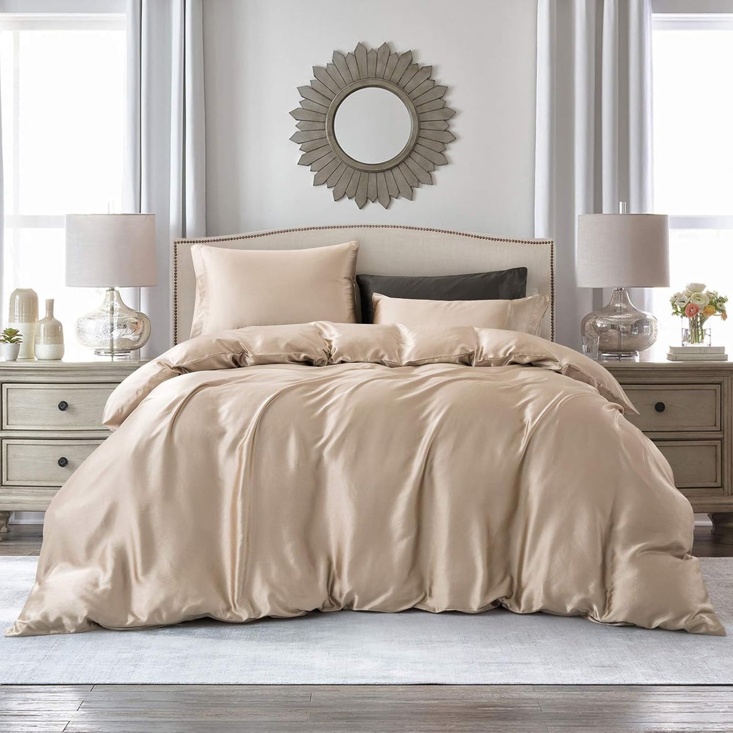 Luxury Silk Satin Comforter – 400 GSM Ultra-Soft, Breathable & Lightweight Quilt