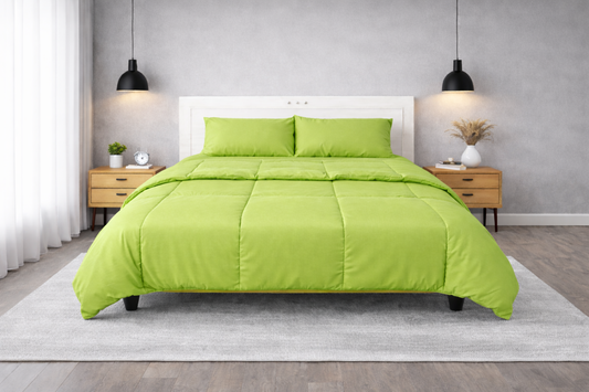 100% Cotton Comforter – 400 GSM All-Season Quilted Comforter