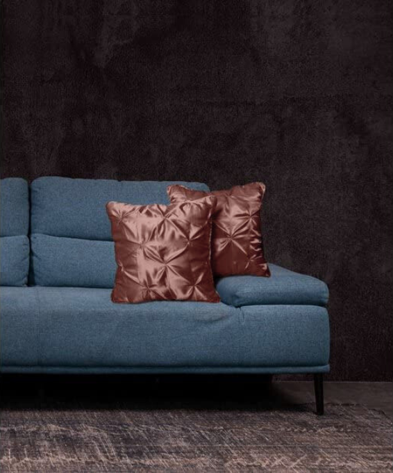 Luxury Satin Pinch Pleat Cushion Cover – Soft, Shiny, Decorative Throw Pillow Cover for Sofa, Bed, and Living Room
