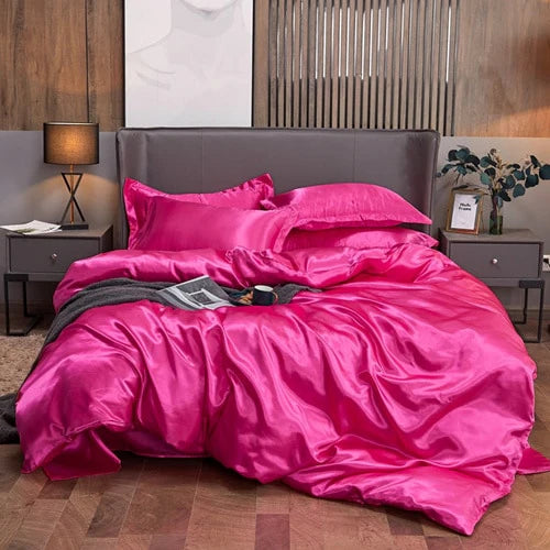 Luxury Silk Satin Comforter – 400 GSM Ultra-Soft, Breathable & Lightweight Quilt