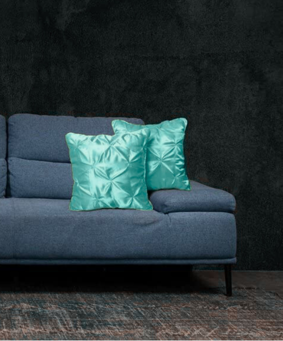Luxury Satin Pinch Pleat Cushion Cover – Soft, Shiny, Decorative Throw Pillow Cover for Sofa, Bed, and Living Room