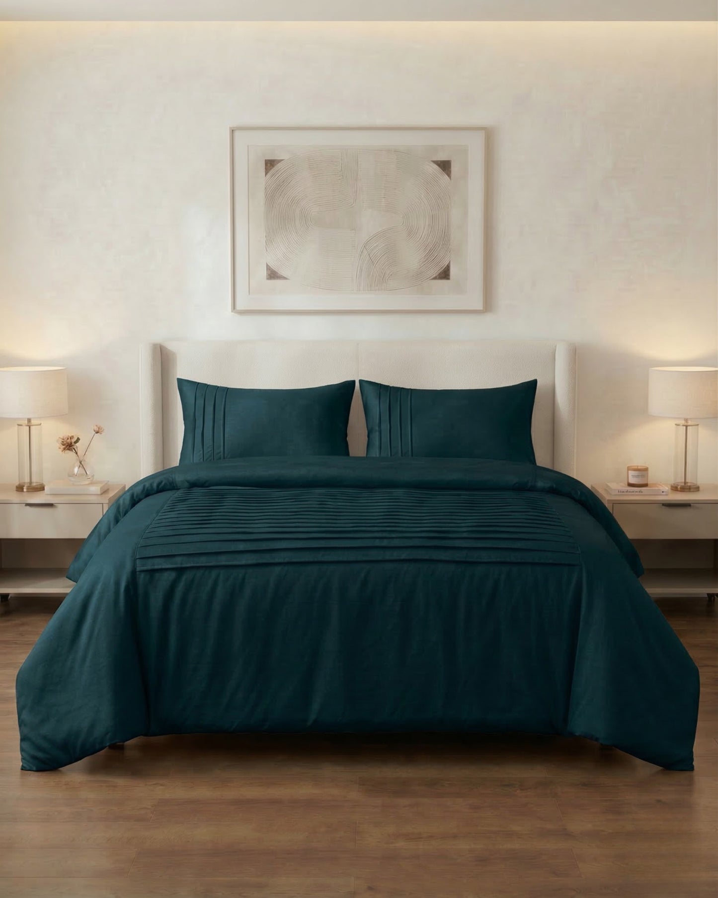 Moroccan Style Duvet Cover Set – 100% Cotton Soft Breathable Bedding Set with Pillowcases | Elegant Moroccan Pattern