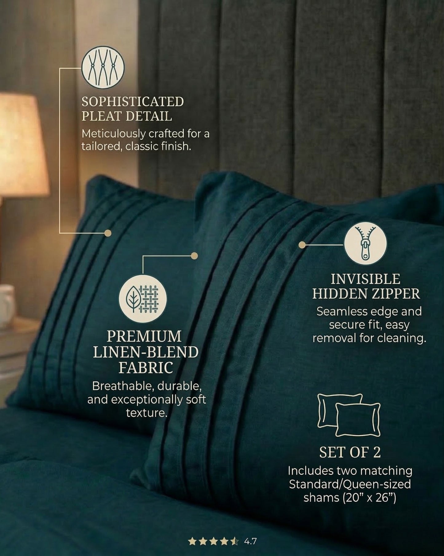 Moroccan Style Duvet Cover Set – 100% Cotton Soft Breathable Bedding Set with Pillowcases | Elegant Moroccan Pattern