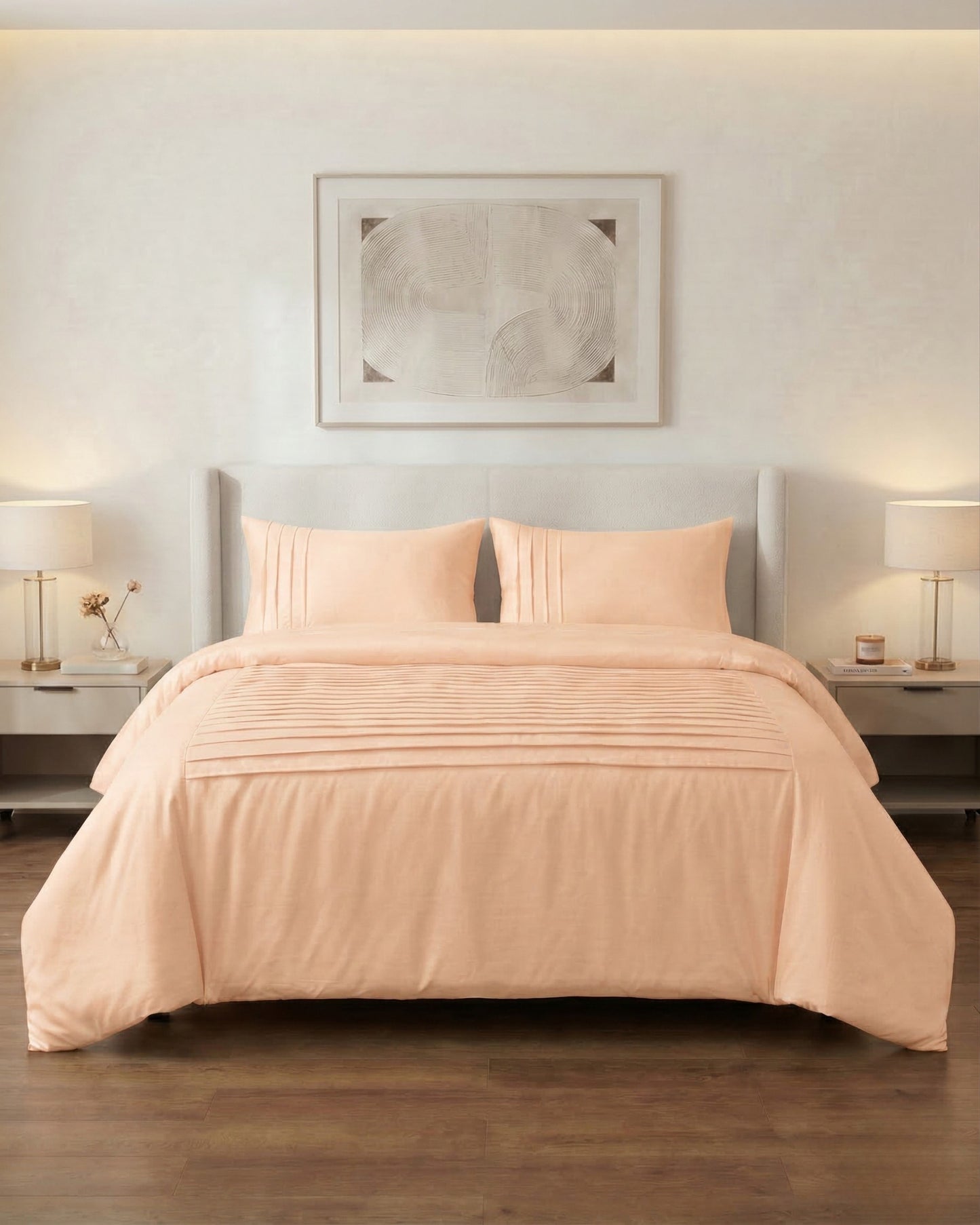 Moroccan Style Duvet Cover Set – 100% Cotton Soft Breathable Bedding Set with Pillowcases | Elegant Moroccan Pattern