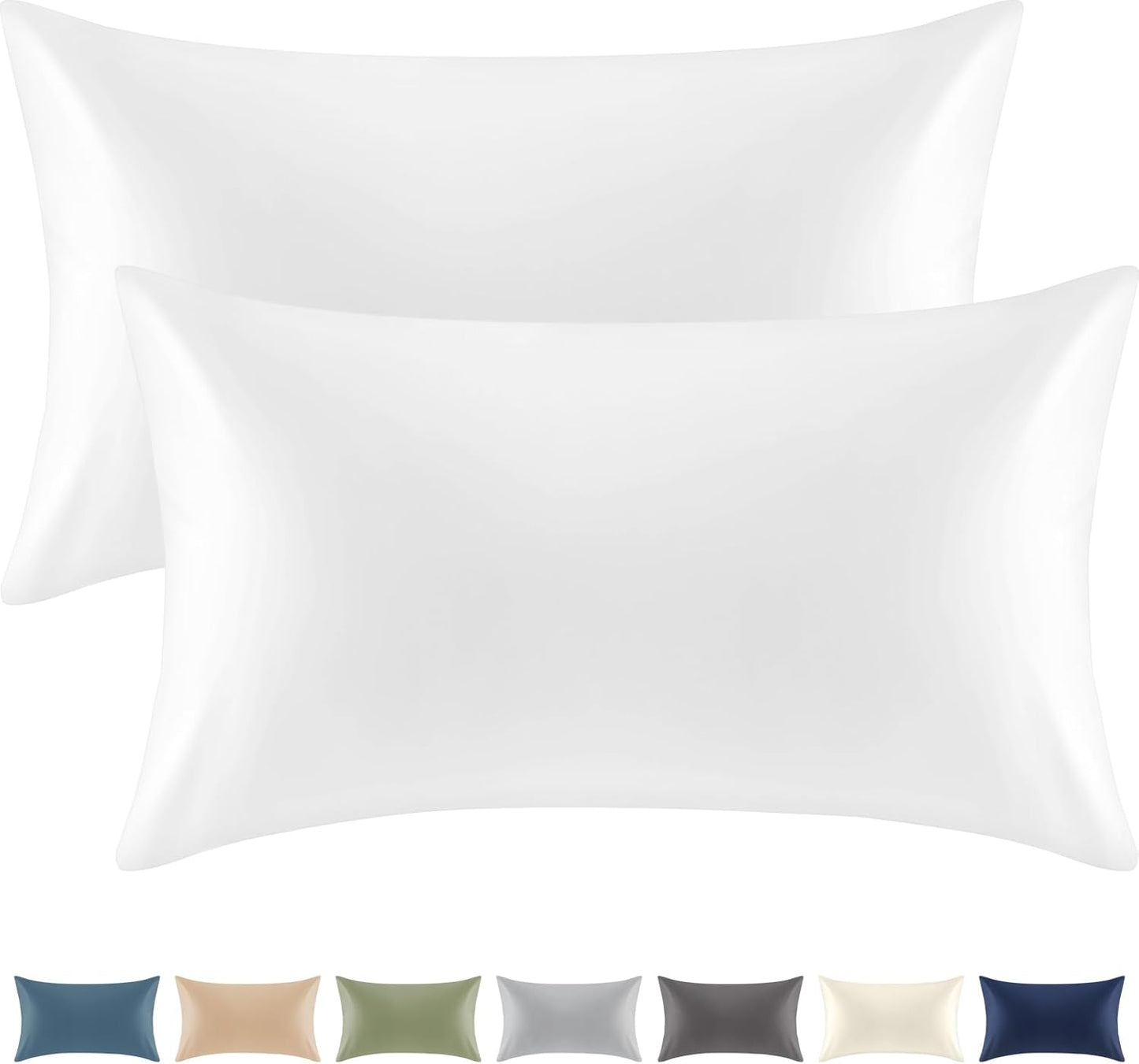 100% Cotton Pillowcase – Soft, Breathable, Durable Pillow Cover with Envelope Closure for Comfortable Sleep