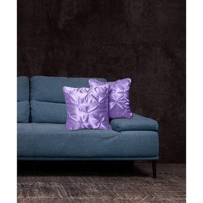 Luxury Satin Pinch Pleat Cushion Cover – Soft, Shiny, Decorative Throw Pillow Cover for Sofa, Bed, and Living Room