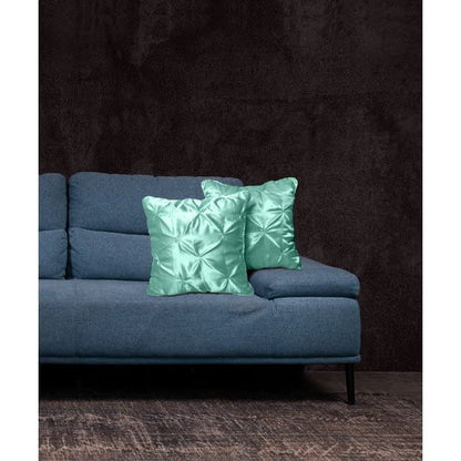 Luxury Satin Pinch Pleat Cushion Cover – Soft, Shiny, Decorative Throw Pillow Cover for Sofa, Bed, and Living Room