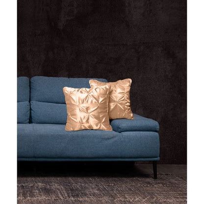 Luxury Satin Pinch Pleat Cushion Cover – Soft, Shiny, Decorative Throw Pillow Cover for Sofa, Bed, and Living Room