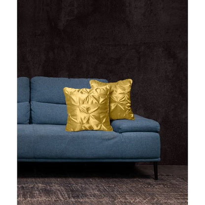 Luxury Satin Pinch Pleat Cushion Cover – Soft, Shiny, Decorative Throw Pillow Cover for Sofa, Bed, and Living Room