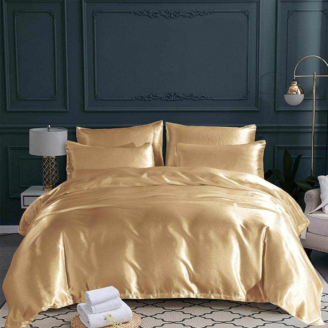 Luxury Silk Satin Comforter – 400 GSM Ultra-Soft, Breathable & Lightweight Quilt