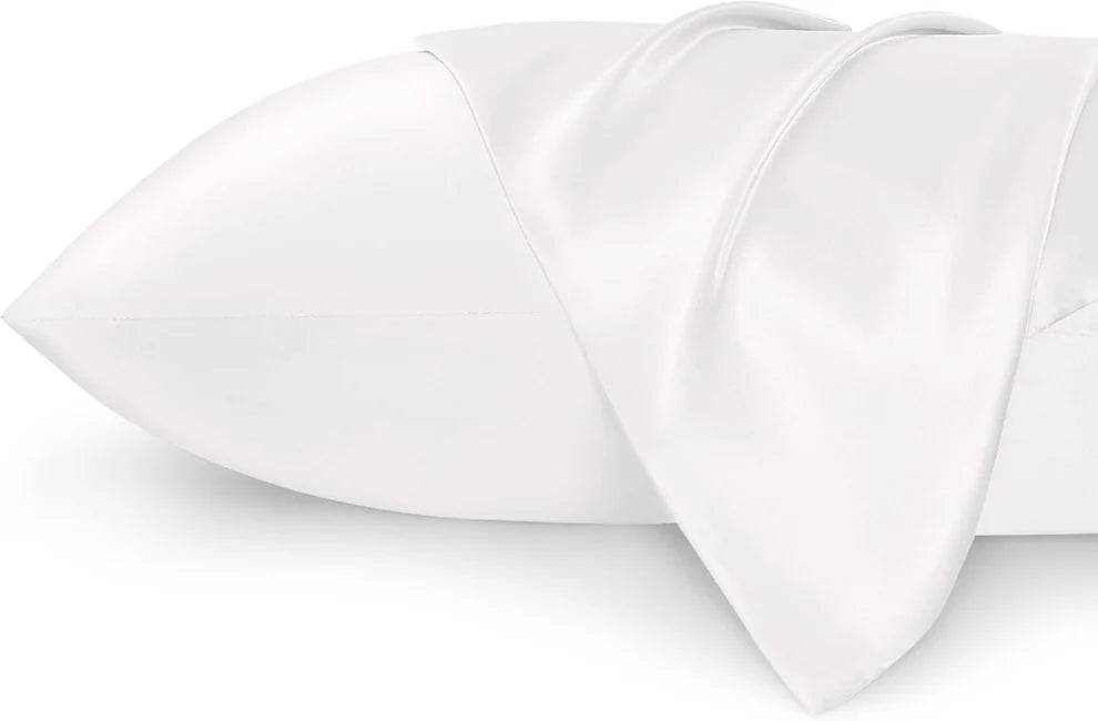 Luxury Silk Satin Pillowcase – Soft, Smooth, Cooling Pillow Cover for Hair and Skin Care.