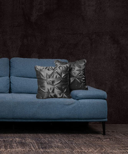Luxury Satin Pinch Pleat Cushion Cover – Soft, Shiny, Decorative Throw Pillow Cover for Sofa, Bed, and Living Room