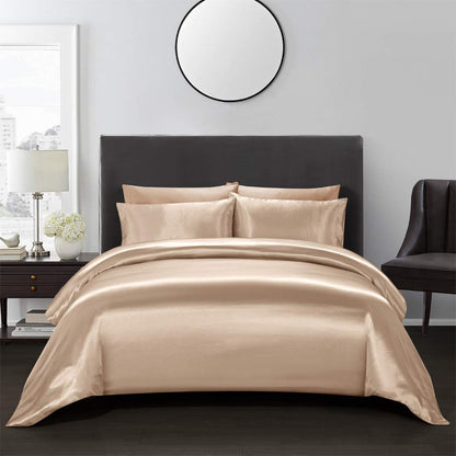 Luxury Silk Satin Comforter – 400 GSM Ultra-Soft, Breathable & Lightweight Quilt