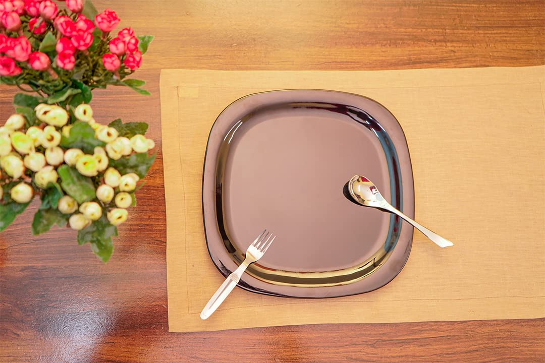 100% Natural Linen Table Essentials – Placemats, Cocktail Napkins & Tea Towels | Reusable, Absorbent & Stylish Kitchen & Dining Décor