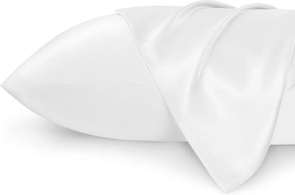 Luxury Silk Satin Pillowcase – Soft, Smooth, Cooling Pillow Cover for Hair and Skin Care.