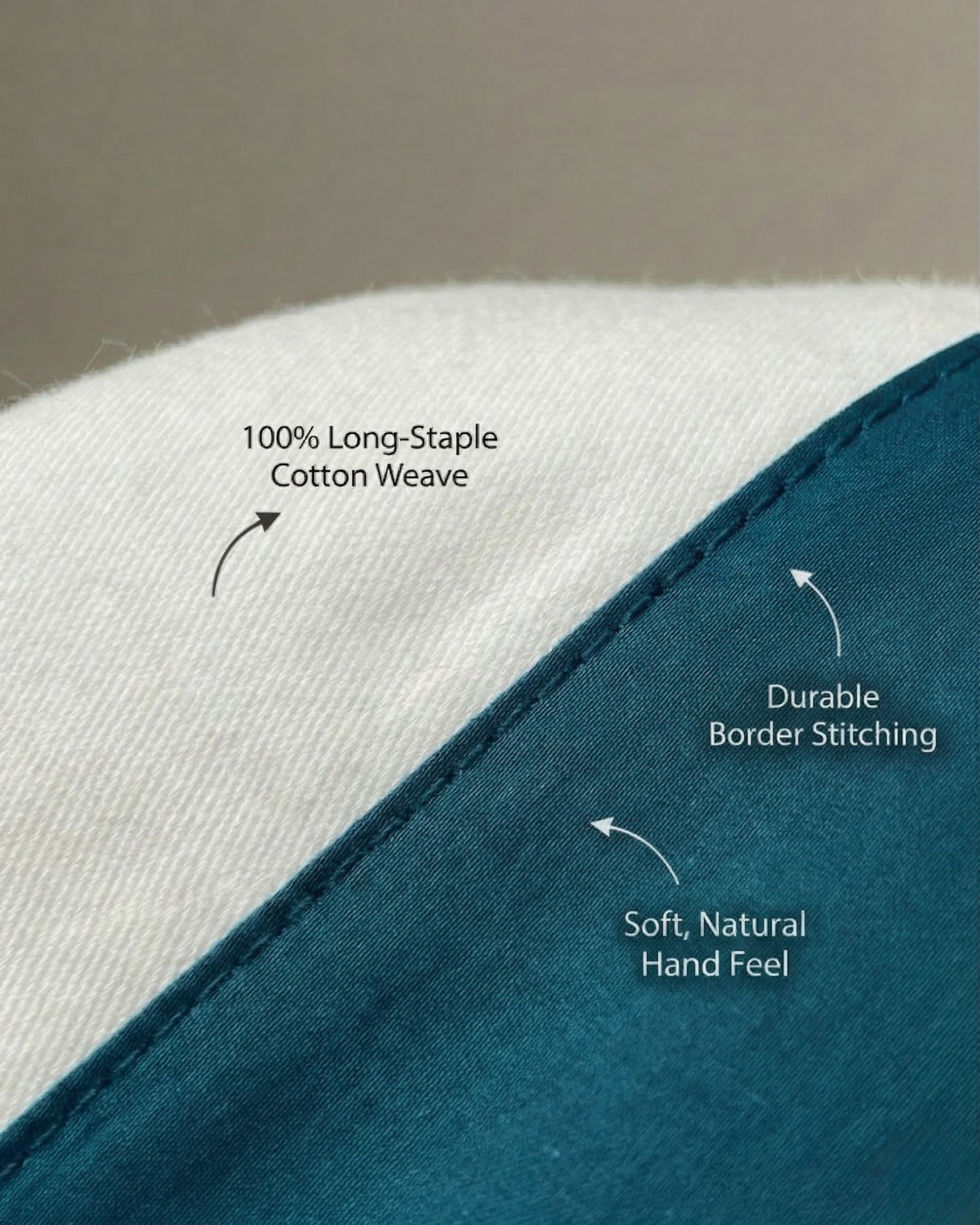 Signature Collection Luxury Border Duvet Cover Set – Hotel Style Premium 3 Piece Designer Bedding Set