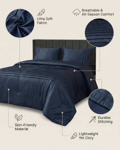 Moroccan Style Duvet Cover Set – 100% Cotton Soft Breathable Bedding Set with Pillowcases | Elegant Moroccan Pattern