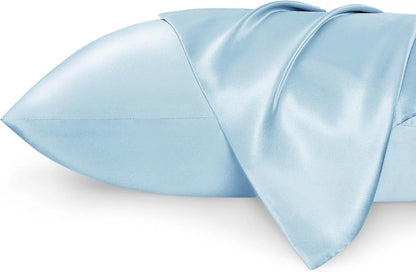 Luxury Silk Satin Pillowcase – Soft, Smooth, Cooling Pillow Cover for Hair and Skin Care.