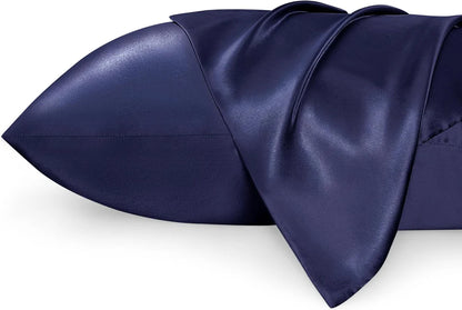 Luxury Silk Satin Pillowcase – Soft, Smooth, Cooling Pillow Cover for Hair and Skin Care.