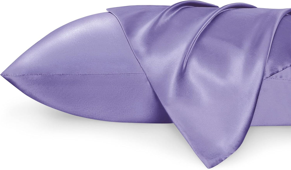 Luxury Silk Satin Pillowcase – Soft, Smooth, Cooling Pillow Cover for Hair and Skin Care.