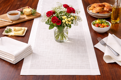 100% Natural Linen Table Essentials – Placemats, Cocktail Napkins & Tea Towels | Reusable, Absorbent & Stylish Kitchen & Dining Décor