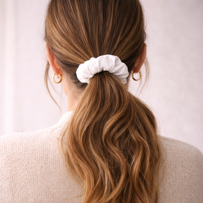 Silk Satin Scrunchies Ponytail Holders For Women/Girls Multicolor, Anti-Hair-Breakage, Hair Ties, Scrunchies Set for Girls, Women, Best gift for Sister, Friend, Mom.