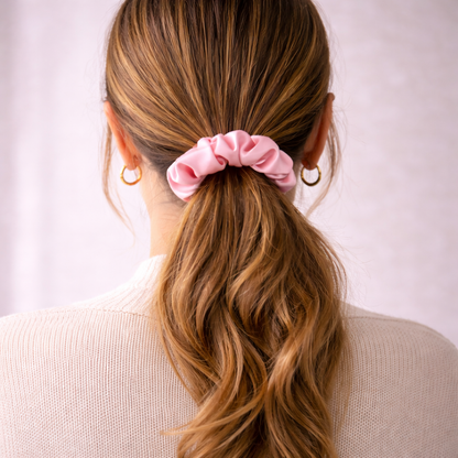 Silk Satin Scrunchies Ponytail Holders For Women/Girls Multicolor, Anti-Hair-Breakage, Hair Ties, Scrunchies Set for Girls, Women, Best gift for Sister, Friend, Mom.