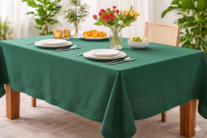 100% Natural Linen Table Essentials – Placemats, Cocktail Napkins & Tea Towels | Reusable, Absorbent & Stylish Kitchen & Dining Décor